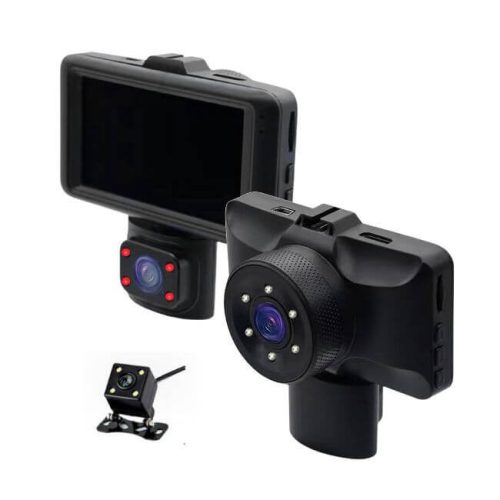 X8-1080 FullHD felbontású autós kamera belső,- és tolatókamerával